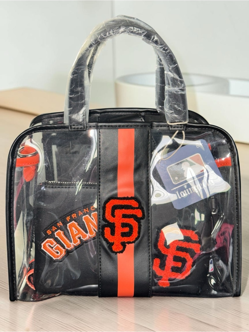 Loungefly MLB San Francisco Giants Clear Stadium  Crossbody Bag
